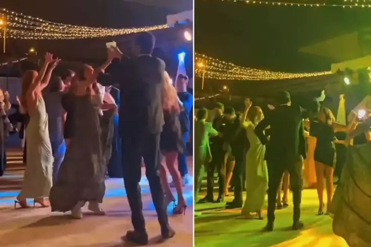 Sinem Kobal ve Kenan İmirzalıoğlu'ndan düğünde Erik Dalı performansı