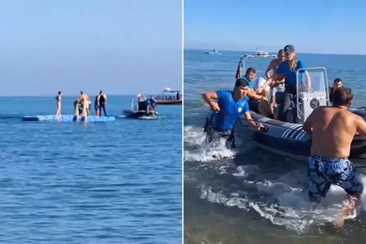 Denizde yüzerken beyin kanaması geçirdi