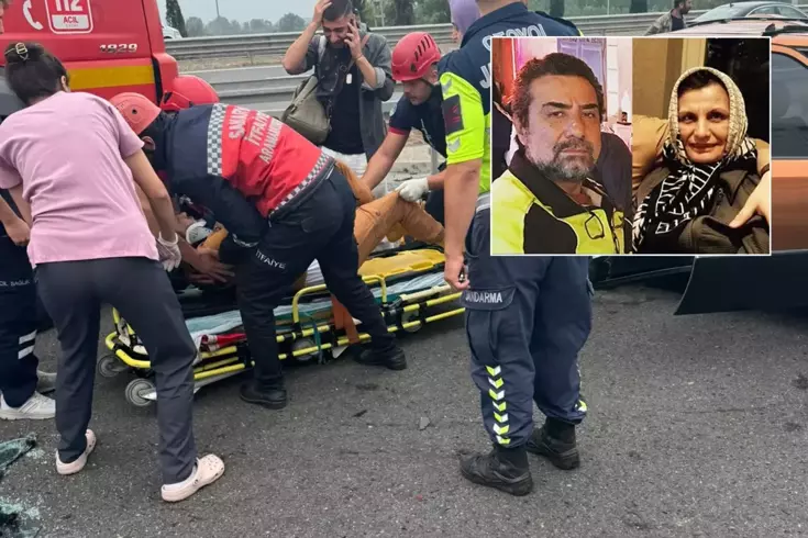 Otomobiller çarpıştı, iş insanı ve eşi hayatını kaybetti