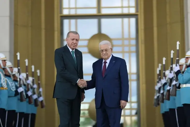 Cumhurbaşkanı Erdoğan'dan kritik temas! Filistin Devlet Başkanı Abbas ile görüştü