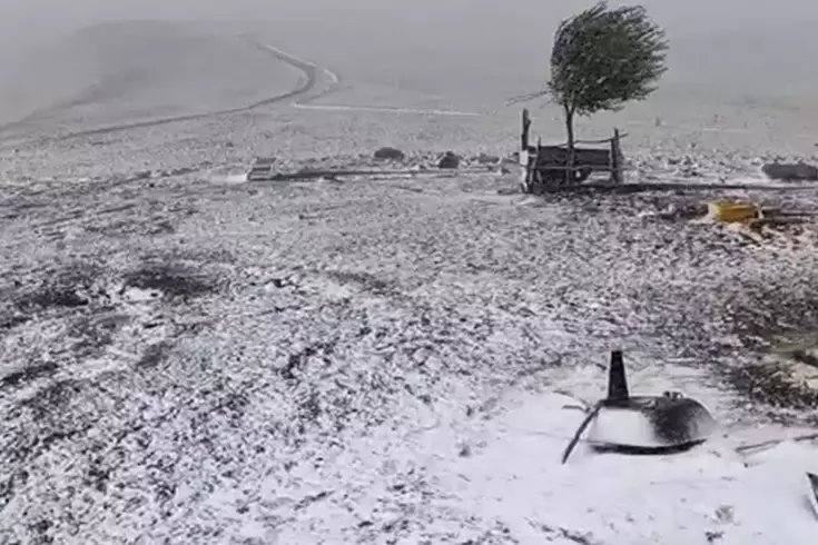 Mevsimin ilk karı o ilimize düştü, her yer beyaza büründü