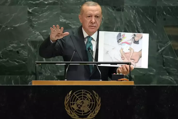 Cumhurbaşkanı Erdoğan BM'ye fotoğraflarla seslendi! İşte o fotoğrafların hikayesi