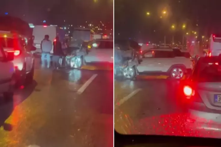 İstanbul'da 17 aracın karıştığı zincirleme kaza