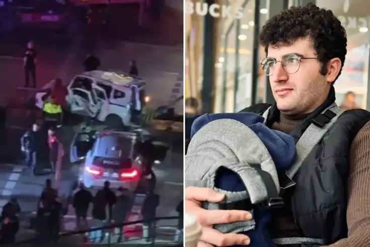 Zanlıları kovalayan polis aracı kaza yaptı: 1 ölü, 2'si polis 4 yaralı