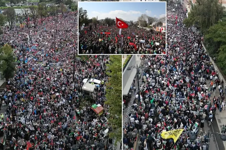 İstanbul, Ankara ve İzmir'de binlerce kişi Gazze için yürüyor