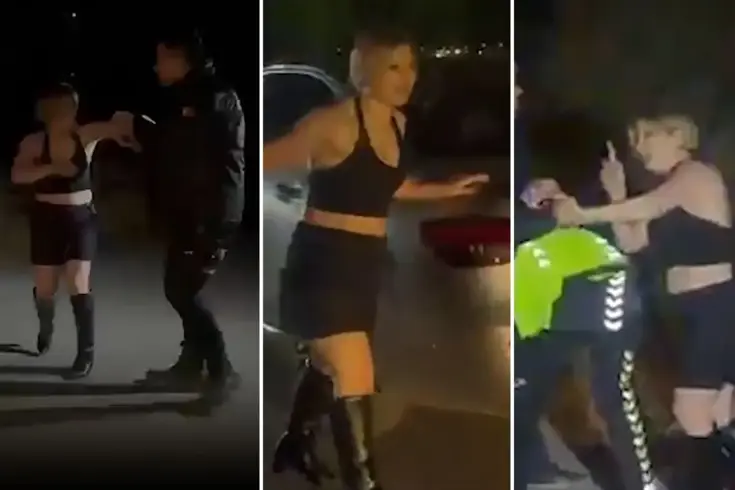 Polise saldıran kadından skandal sözler: Sıkacağım size, benim babam savcı