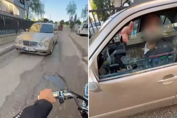 Hem suçlu hem güçlü! Ters yönde giden sürücüden pişkin sözler