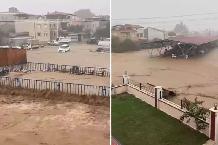 Bir ilimiz sele teslim! Yollar göle döndü, vatandaşlar önlem almayan belediyeye tepkili