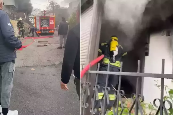 Psikolojik sorunları olan kadın gözünü kırpmadan yaktı