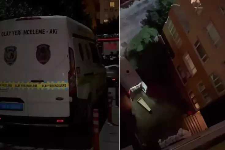 İstanbul'un orta yerinde elleri bağlanmış asılı ceset bulundu