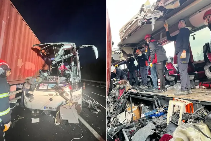 Osmaniye'de yolcu otobüsü, tıra arkadan çarptı: 7 ölü, 11 yaralı