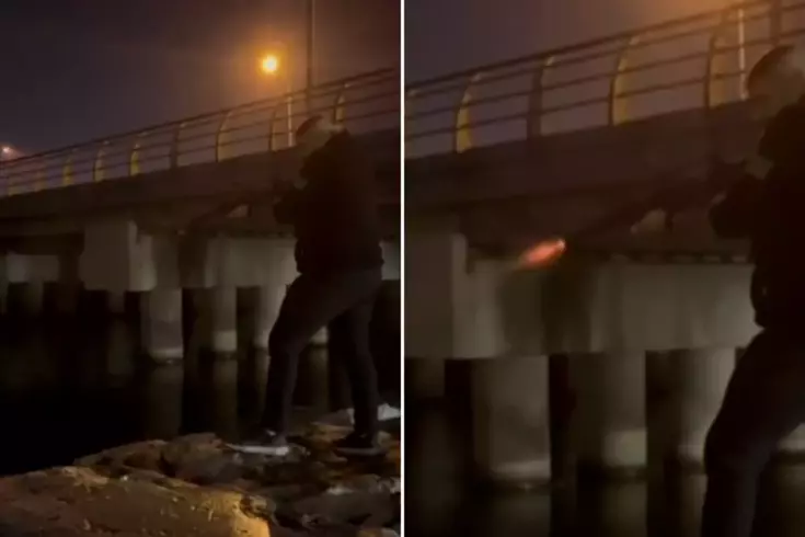 Denize ateş edip Ses terapisi notuyla paylaşan şahıs için ekipler harekete geçti