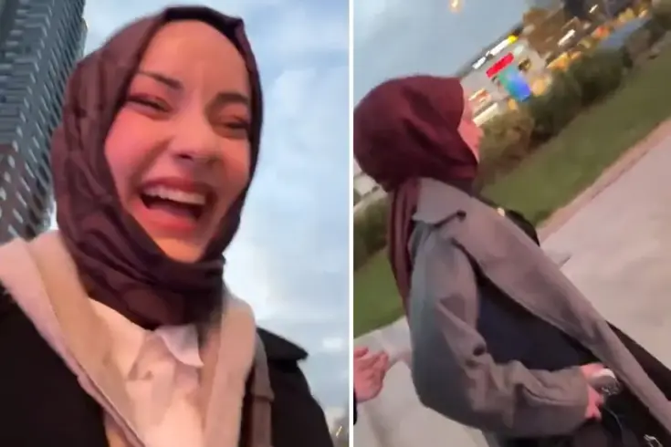 Zorbalandıklarını kahkaha atarak anlatan başörtülü kızlara tepki var