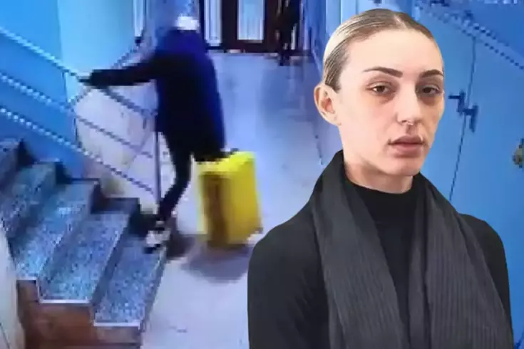 Güllü'nün kızının bavulla evden çıktığı anlar