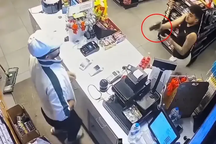 Görüntü Türkiye'den! Silahını çekip acımadan öldürdü