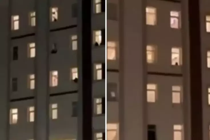 Tepki çeken uygulama: Kız yurdunda öğrenciler gece yarısı camlara döküldü