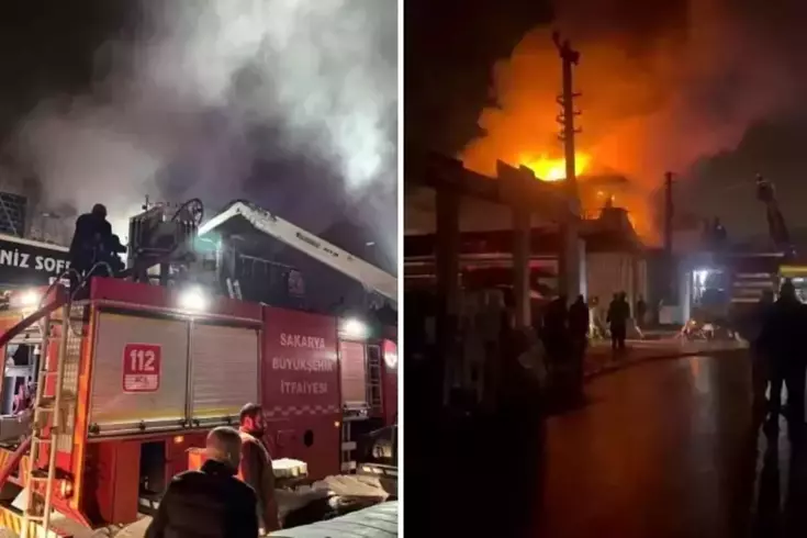 Büyük panik! Dükkan alev topuna döndü
