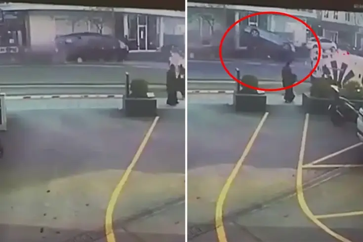 Şişli'deki kaza anı saniye saniye kamerada