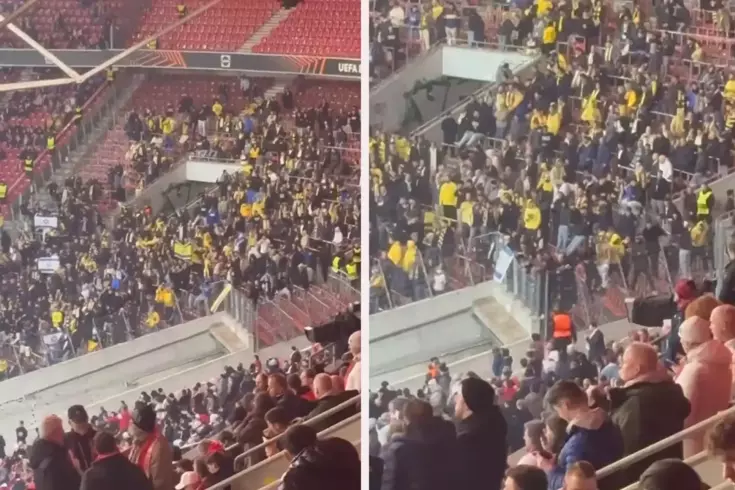 UEFA'dan taraftarları Filistin'e hakaret içeren slogan atan Maccabi Tel Aviv'e ceza