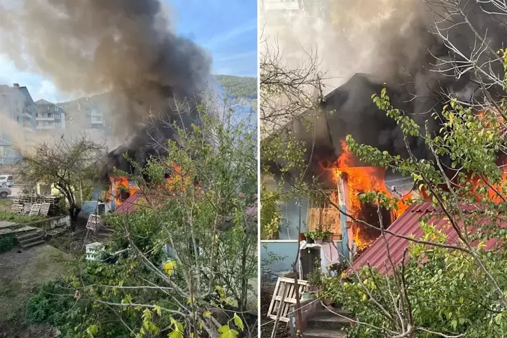 Çakmak doldurmak isterken canından oluyordu, kendisi de yandı evi de