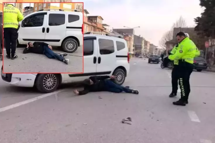 5 dakikada önce taburcu oldu kazada yaralandı