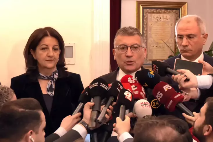 DEM Parti, AK Parti'yi ziyaret etti! İşte ilk açıklama