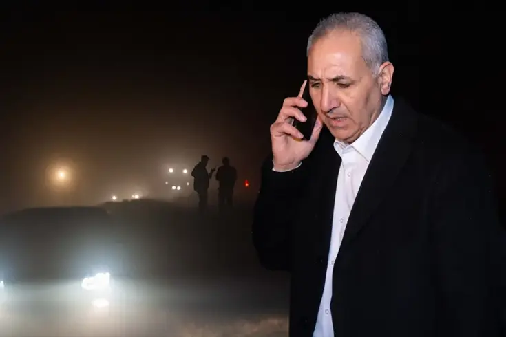 After the plane crash, he/she took a breath at the site where the wreckage was found.