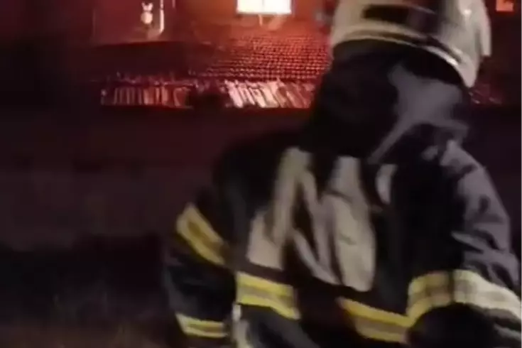 Turhal'da eğlence mekanında çıkan yangında bir kadın hayatını kaybetti