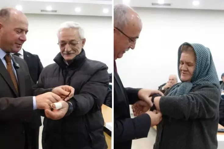 Yaşlı nüfusu yoğun olan kentte örnek uygulama başladı