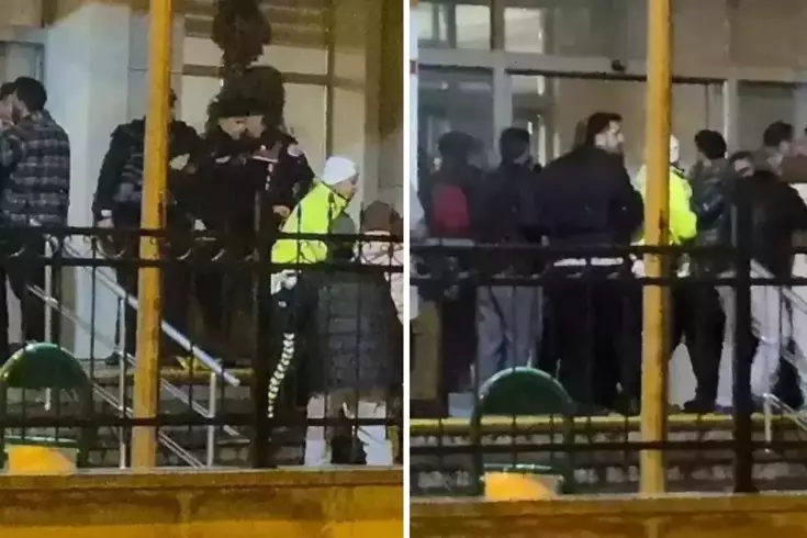 Duruşma bitti kavga bitmedi! Birbirlerine girdiler