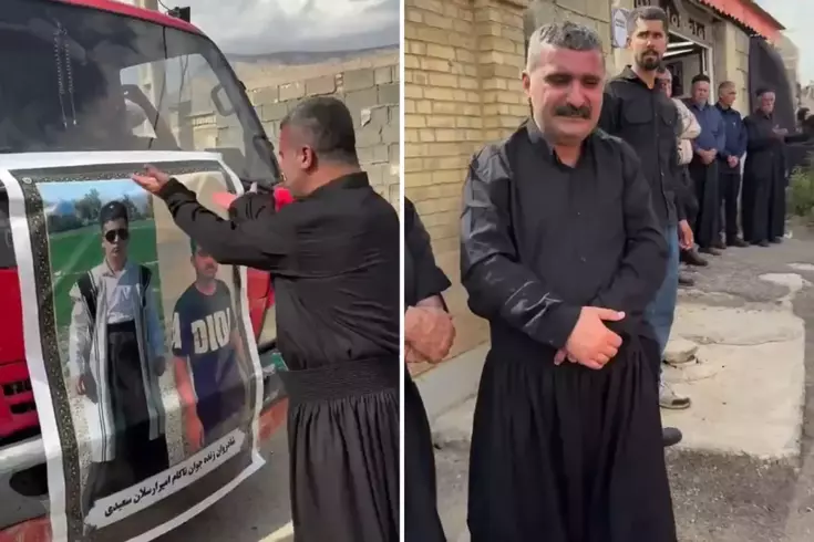 İki oğlunu kaybeden babanın yas ritüeli cenazeye damga vurdu