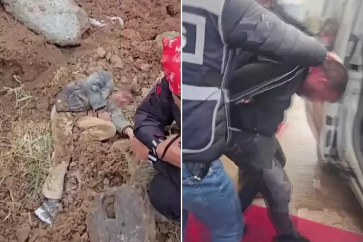 Vicdansız dayı diri diri toprağa gömdüğü yeğenini arama çalışmalarına katılmış