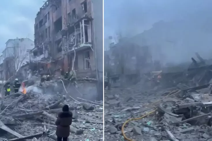 Rusya Harkiv'e füzelerle saldırdı: Çok sayıda yaralı var