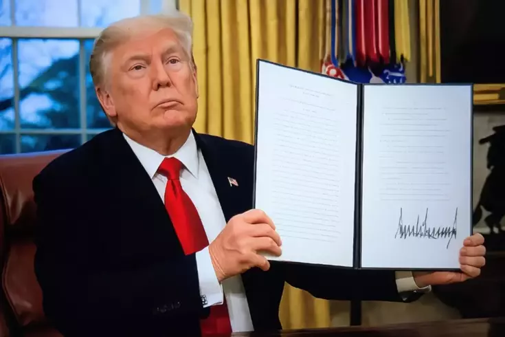 Trump milyon dolarlık çip anlaşmasından çekilme emri verdi