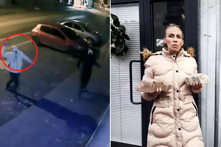 Kapüşonlu saldırganlar düğün ofisini taşladı: 2 kız kardeş şikayetçi