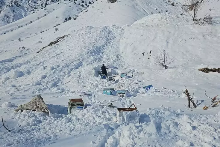 Şırnak'ta çığ faciası, bir kişi yaşamını yitirdi
