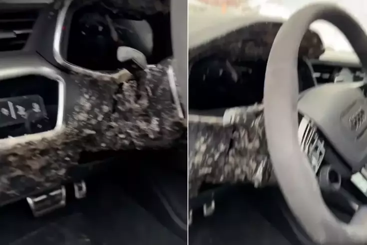 Arabada sakın bırakmayın! Dondu, patladı aracın içini perişan etti