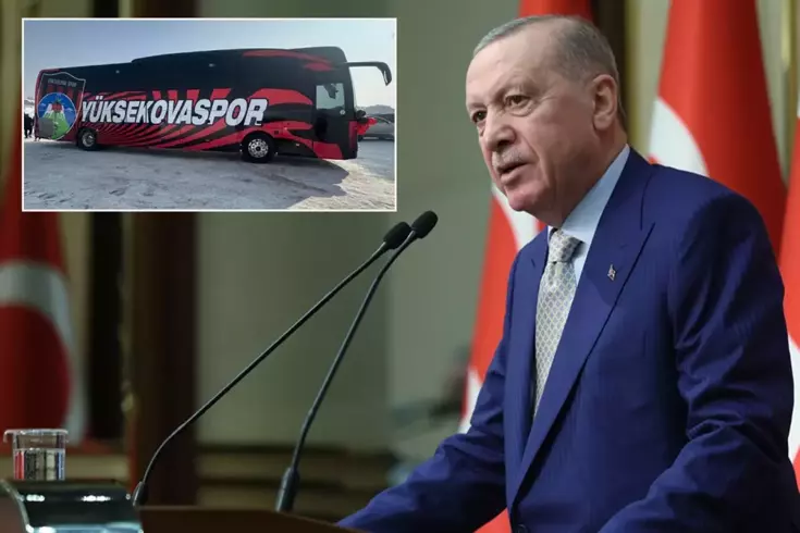 Cumhurbaşkanı Erdoğan'dan Yüksekovaspor Kadın Futbol Takımı'na büyük jest