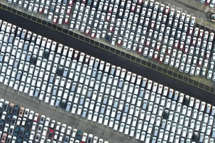 The view is from Istanbul! Thousands are lined up side by side.