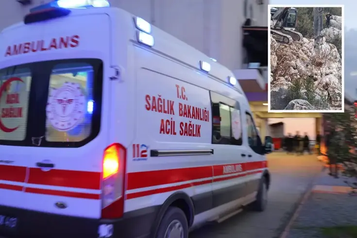 Üzerine çıktığı duvarın çökmesi sonucu kayaların altında kalıp öldü