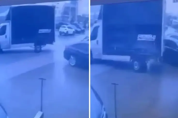 Fırtına oyuncakla oynar gibi oynadı! Dehşet anları kameralarda