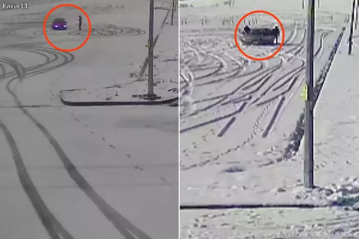 Sınav parkurunu drift alanına çevirdiler, eğlenceleri pahalıya patladı