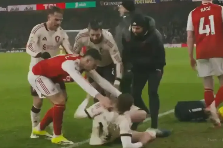 The shot that marked last night.