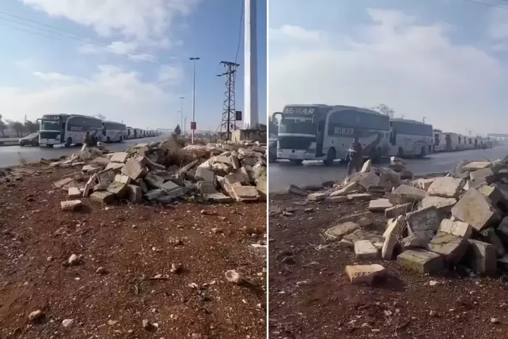 The evacuation of YPG members has begun following the operations in Aleppo.