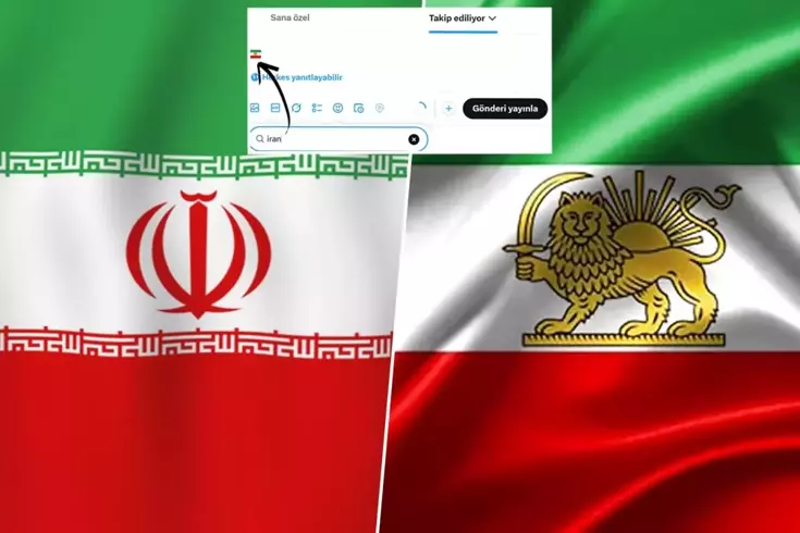 ABD merkezli X'ten dikkat çeken hamle! İran bayrağını değiştirdi