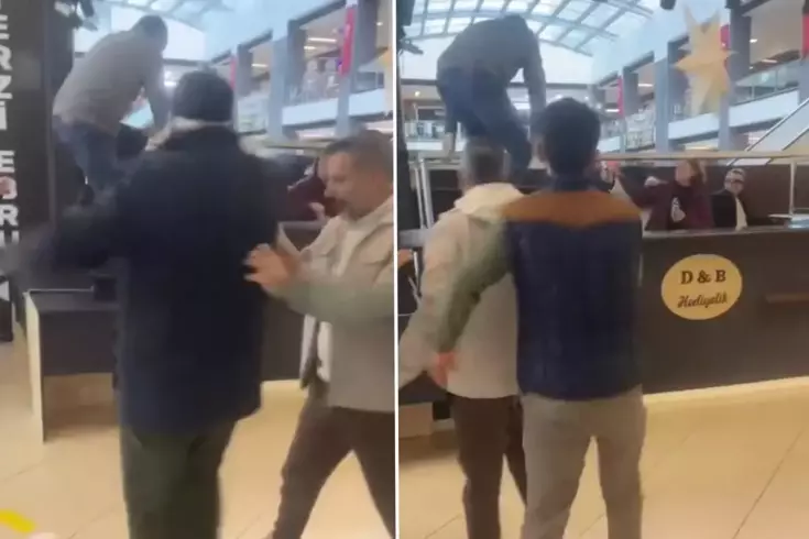 AVM'de yer kiralama kavgasına biber gazlı müdahale