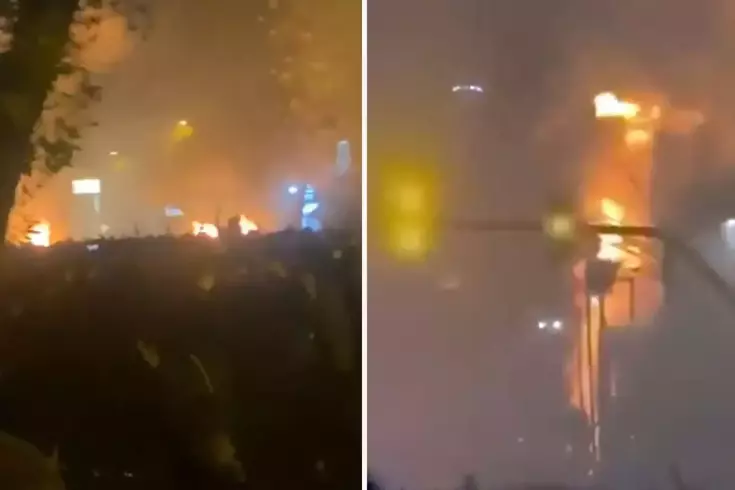 İran devlet televizyonu: Reşt kentindeki gösterilerde 300'den fazla dükkan yandı