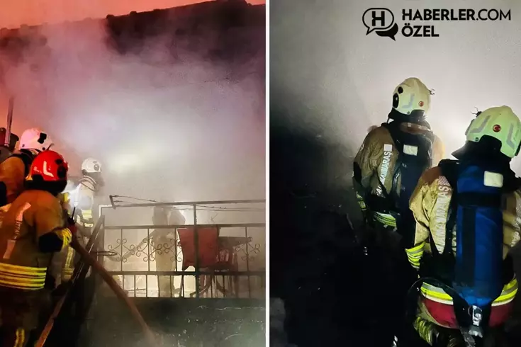 Kahramanmaraş'ta metruk evde yangın