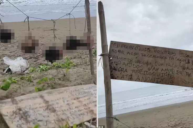 Ülkede şok etkisi yaratan görüntü: İpe asılı 5 insan kafası bulundu