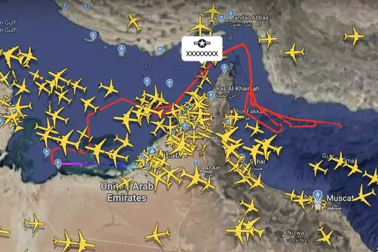 ABD'ye ait MQ-4C Triton İHA, İran kıyılarında görüntülendi